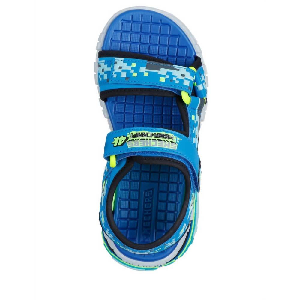 NEW SKECHERS kid's mega splash sandals in craft